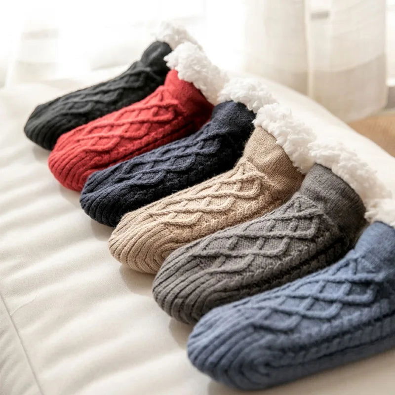 Chaussette Chausson en Coton Épais
