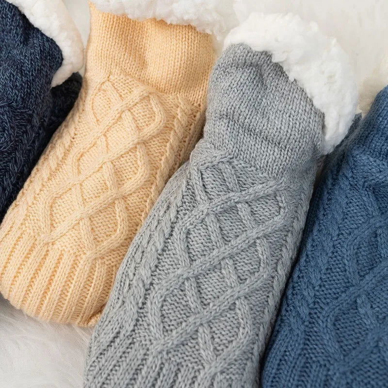 Chaussette Chausson en Coton Épais