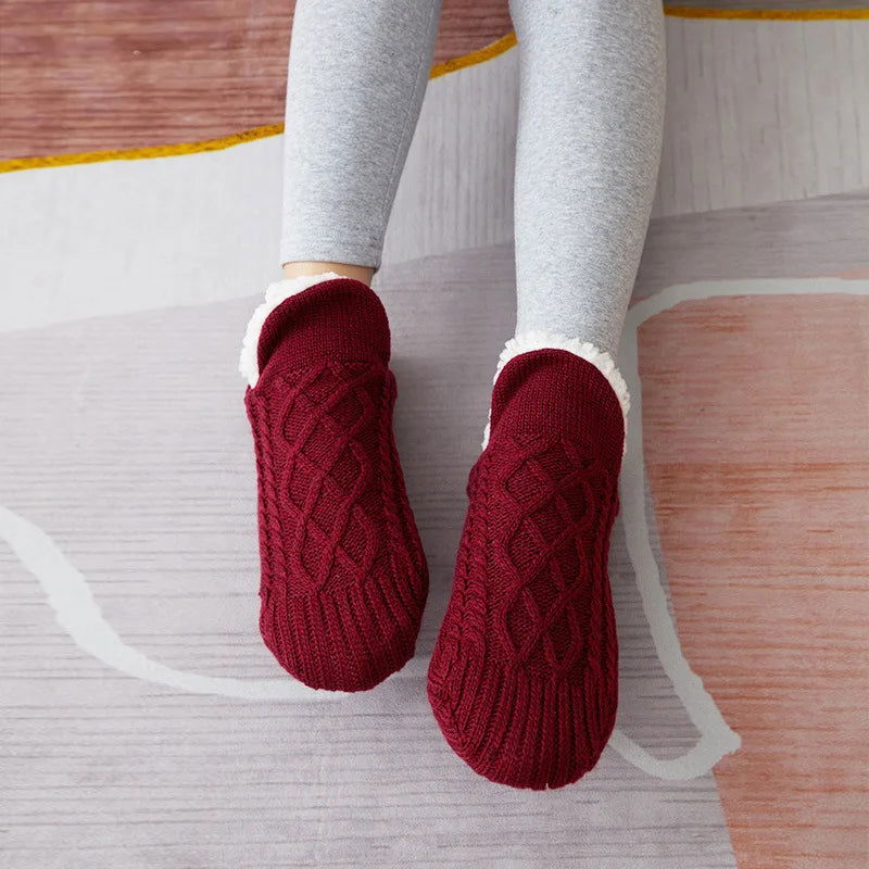 Chaussette Chausson en Coton Épais