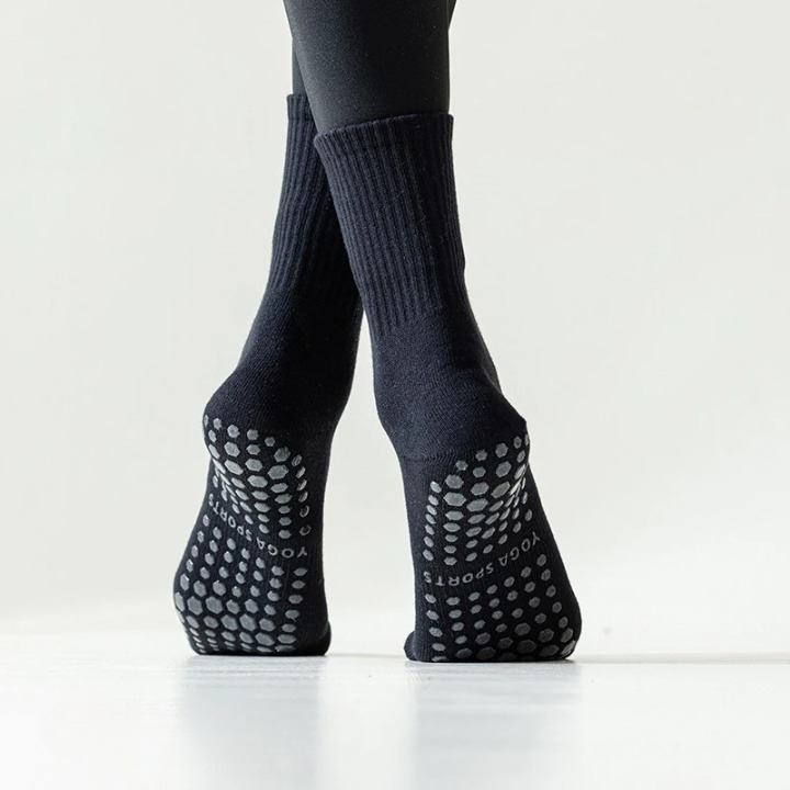Chaussette Femme Haute Antidérapante Pack 4