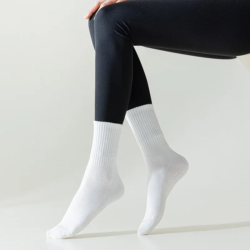 Chaussette Femme Haute Antidérapante Pack 4