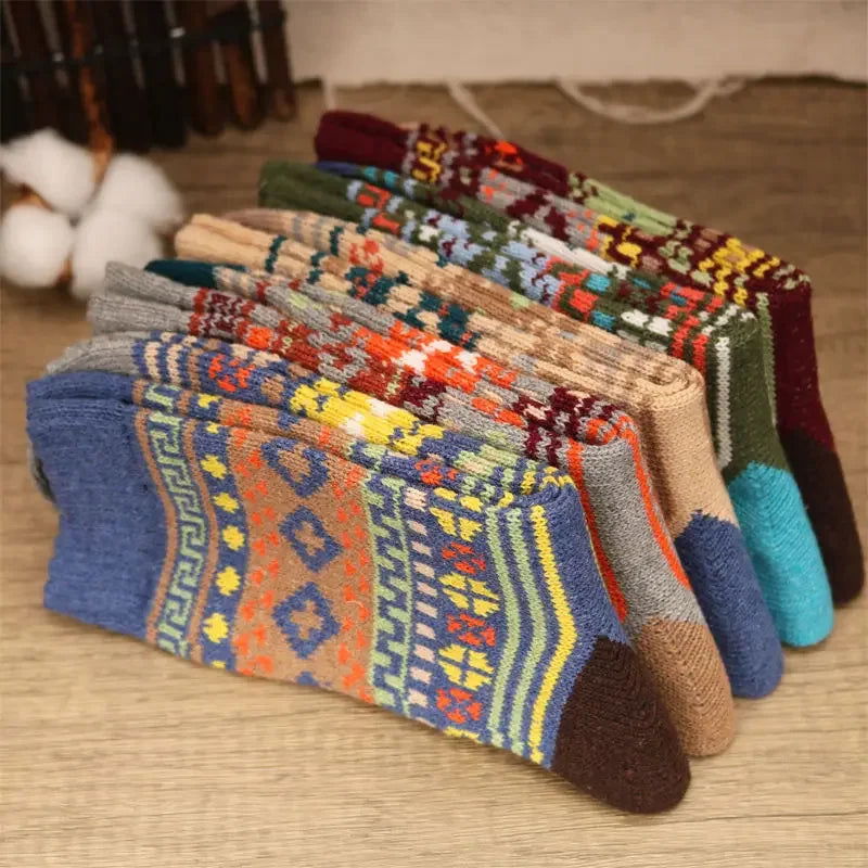 Chaussette Tricot en Laine de Mouton