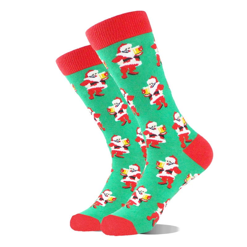 Chaussette Verte Père Noël