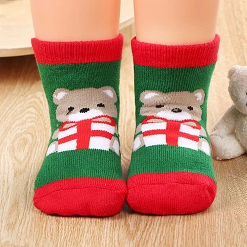 Chaussette de Noël Ourson pour Bébé