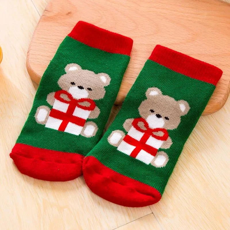 Chaussette de Noël Ourson pour Bébé