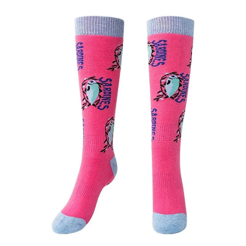 Chaussette de Ski Épaisses en Coton