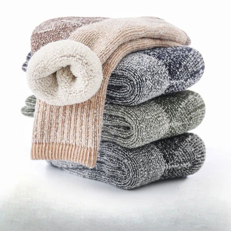 Chaussettes Anti Transpiration en Laine pour Enfants Pack 4
