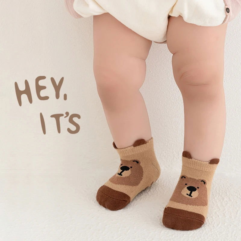 Chaussettes Antidérapantes Bébé Animaux