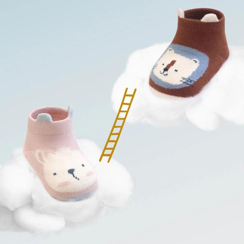 Chaussettes Antidérapantes Bébé Animaux