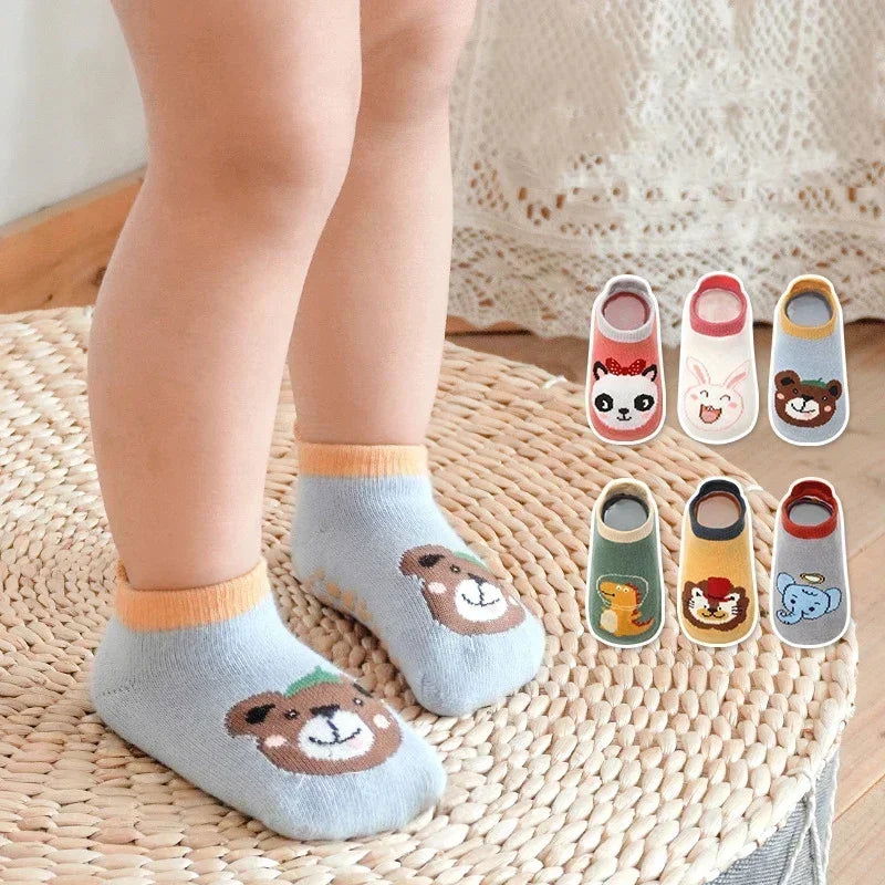 Chaussettes Antidérapantes Bébé Motif Animal