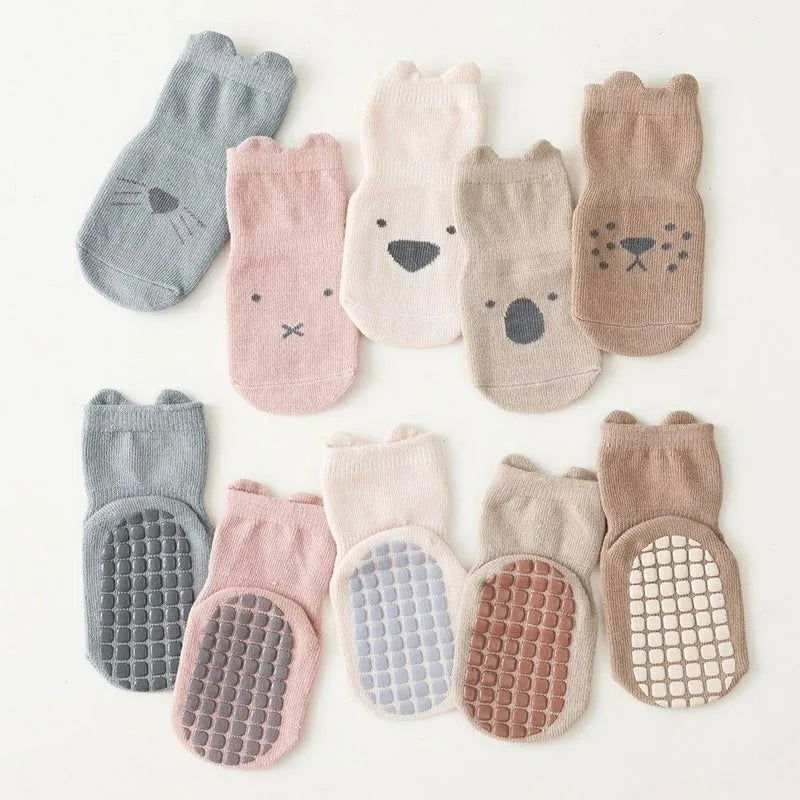 Chaussettes Antidérapantes Bébé Pack 3