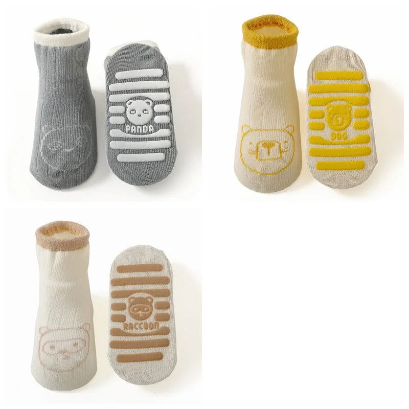 Chaussettes Antidérapantes Bébé Pack 3
