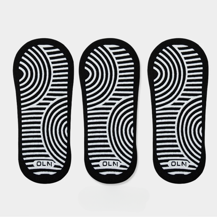 Chaussettes Basses Antidérapantes Pack 3