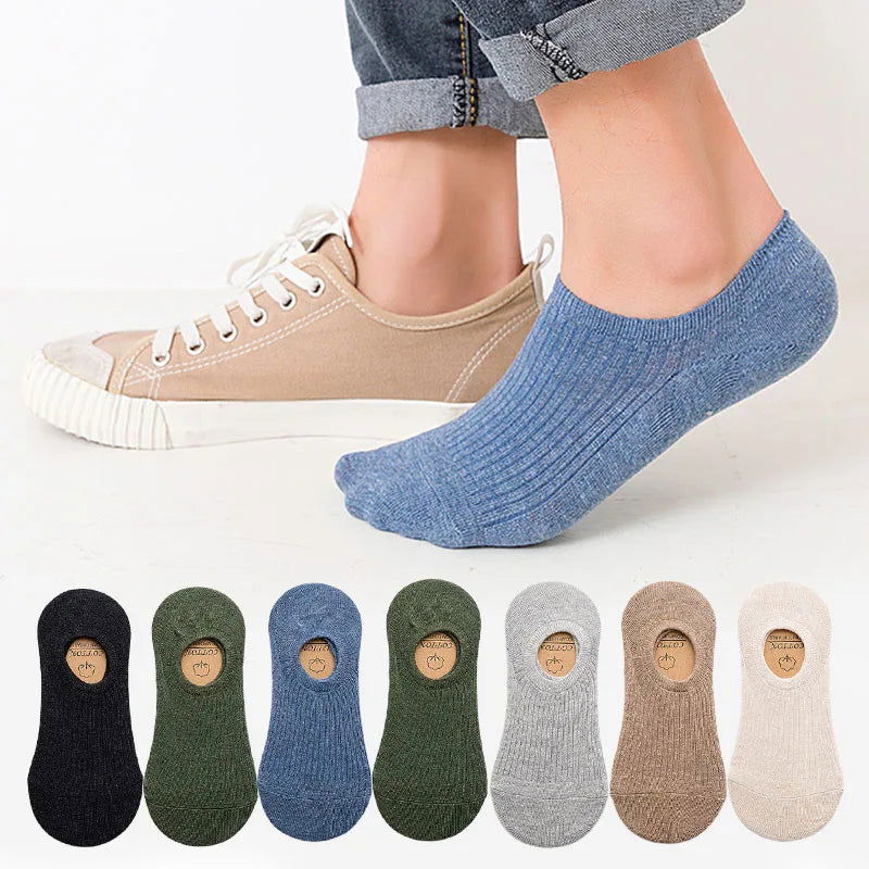 Chaussettes Basses en Coton Pack 5