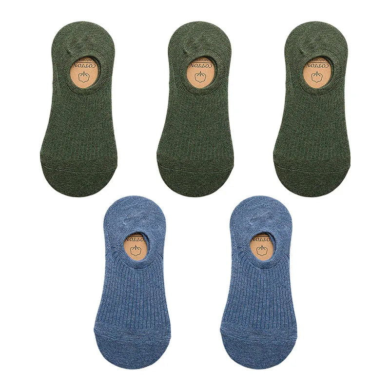 Chaussettes Basses en Coton Pack 5