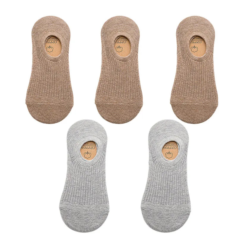Chaussettes Basses en Coton Pack 5