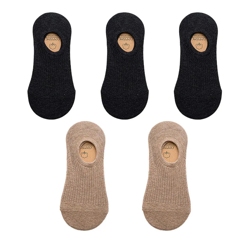 Chaussettes Basses en Coton Pack 5