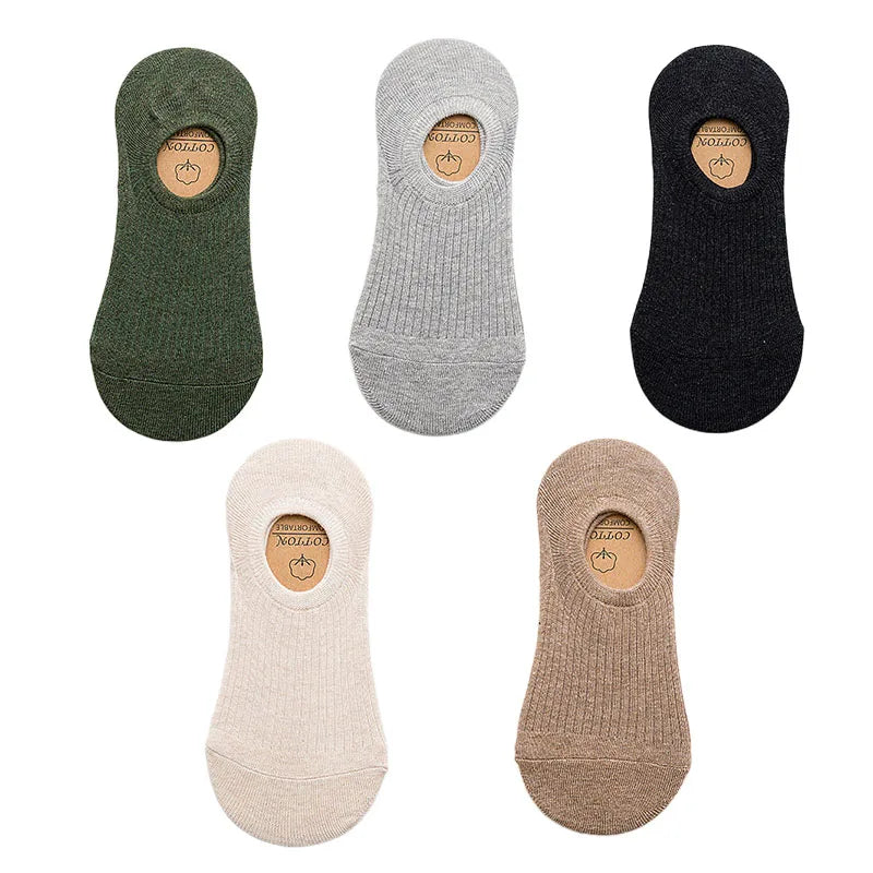 Chaussettes Basses en Coton Pack 5