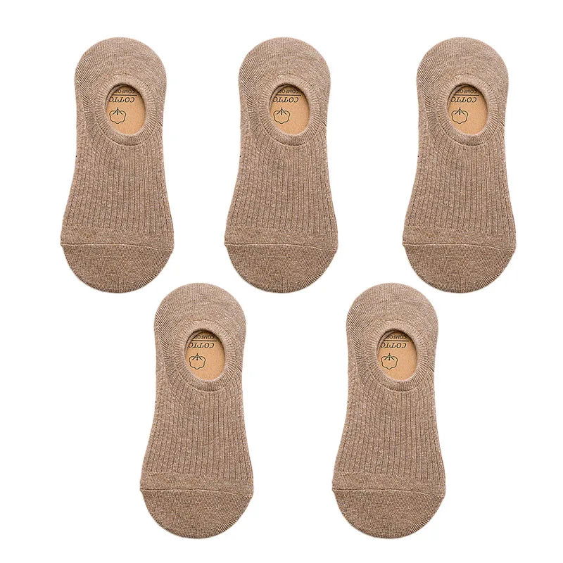 Chaussettes Basses en Coton Pack 5