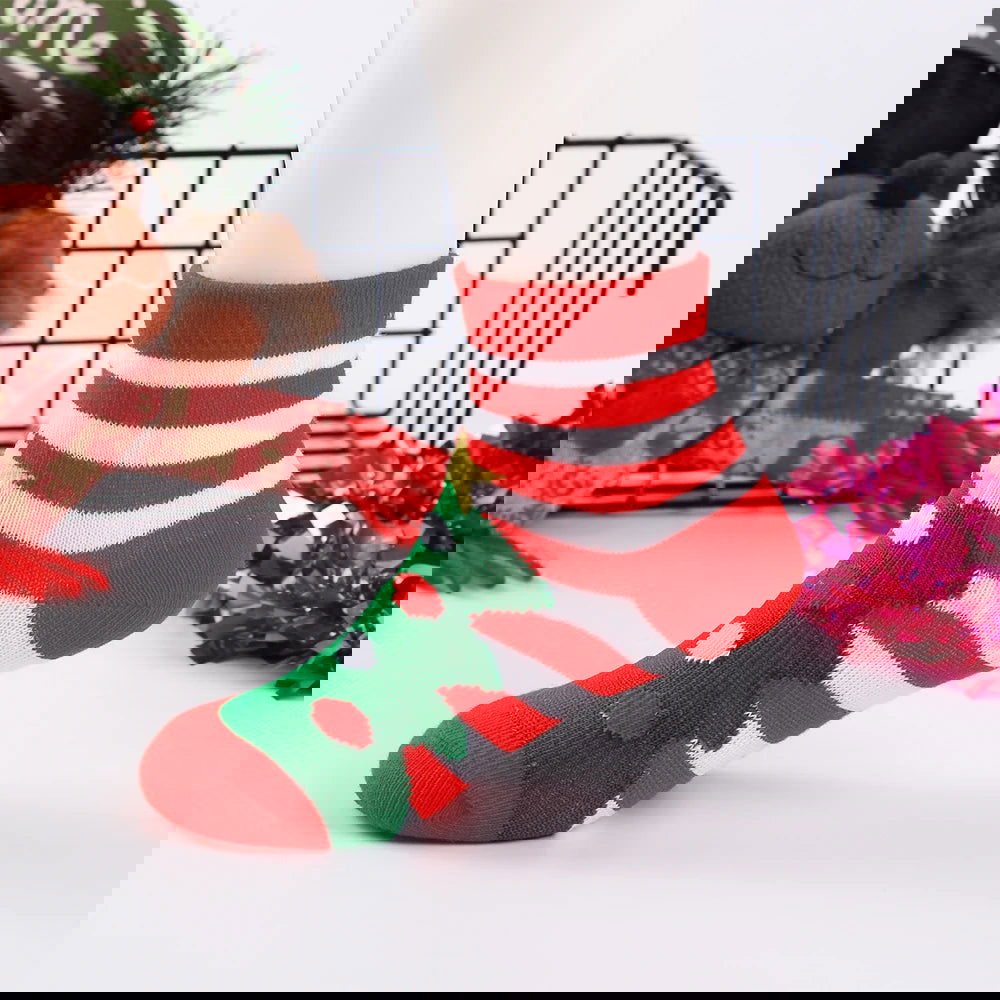 Chaussettes Bébé Motifs Noël Pack 5