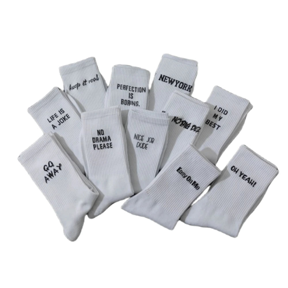 Chaussettes Blanches en Coton