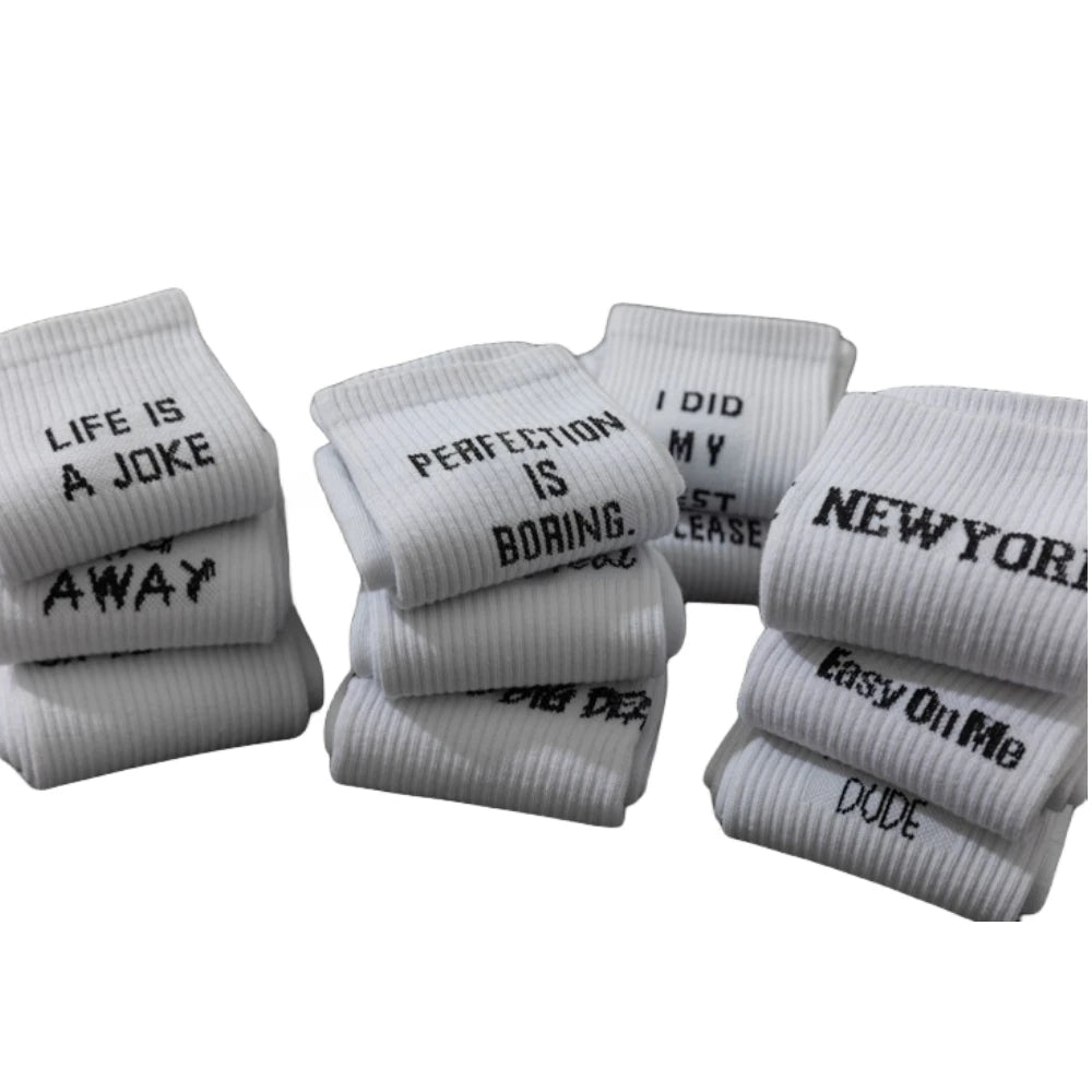Chaussettes Blanches en Coton