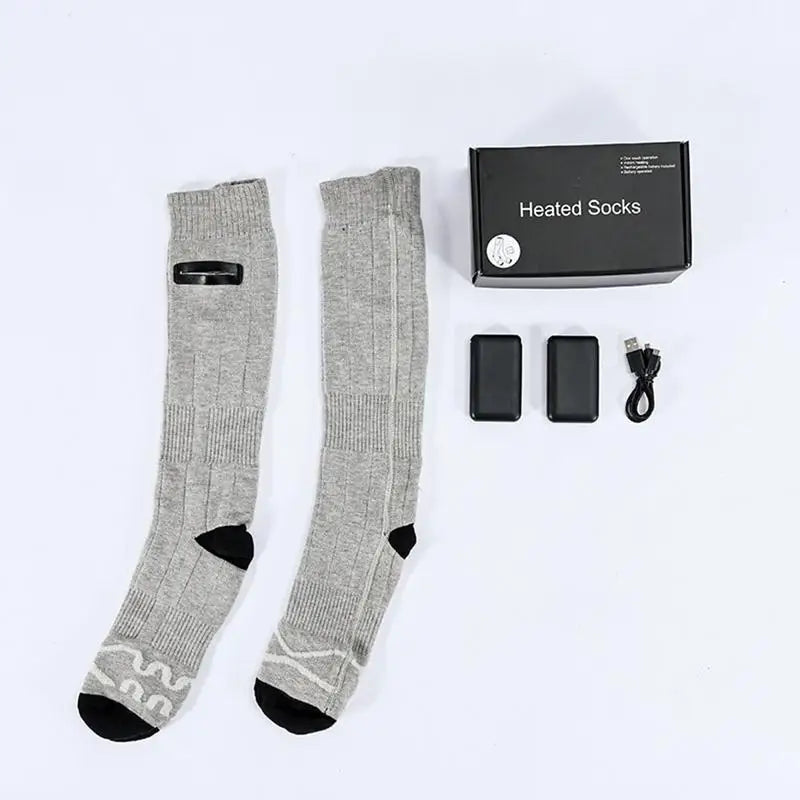 Chaussettes Chauffantes avec Batterie