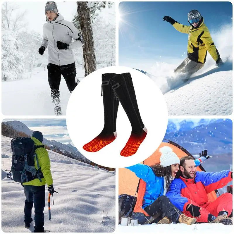 Chaussettes Chauffantes avec Batterie
