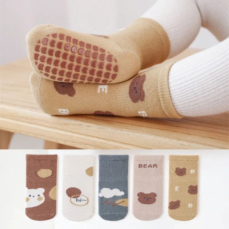 Chaussettes Coordonnantes Antidérapantes pour Bébé