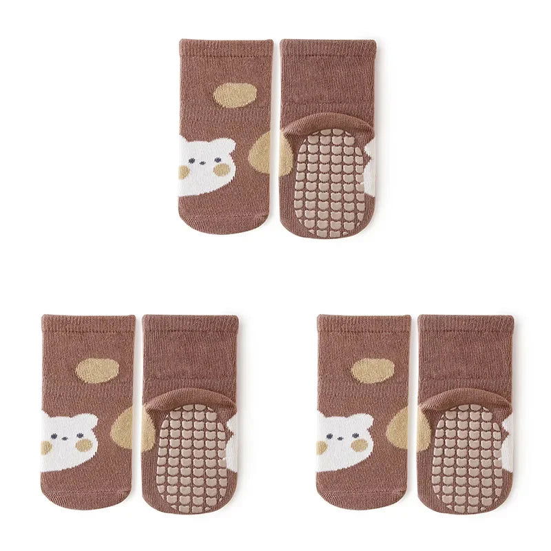 Chaussettes Coordonnantes Antidérapantes pour Bébé