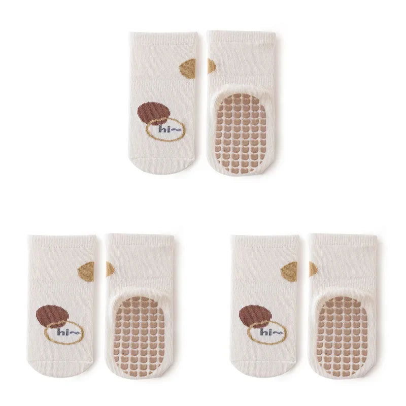 Chaussettes Coordonnantes Antidérapantes pour Bébé