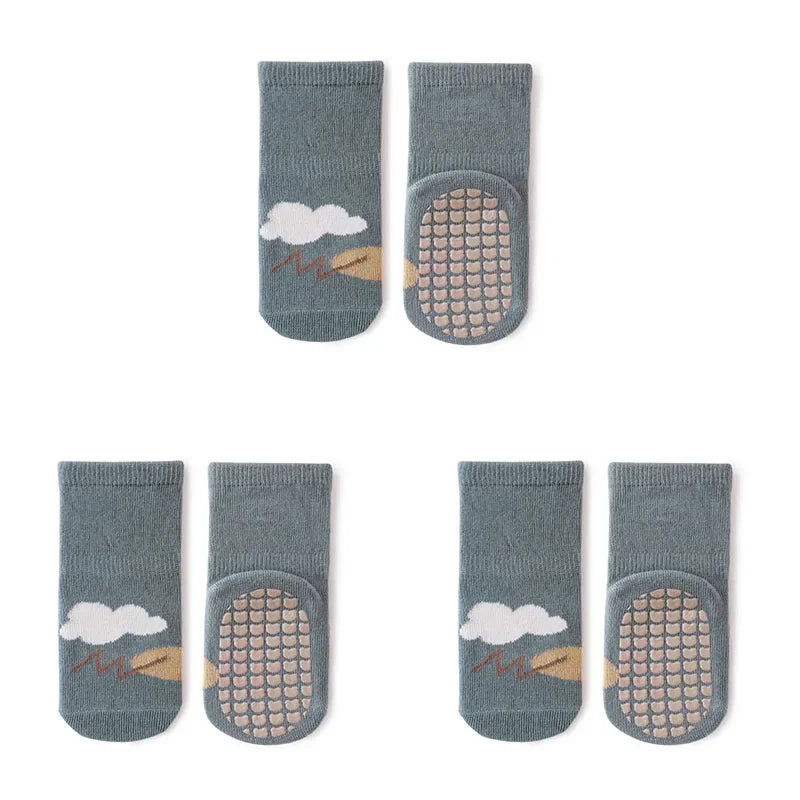 Chaussettes Coordonnantes Antidérapantes pour Bébé
