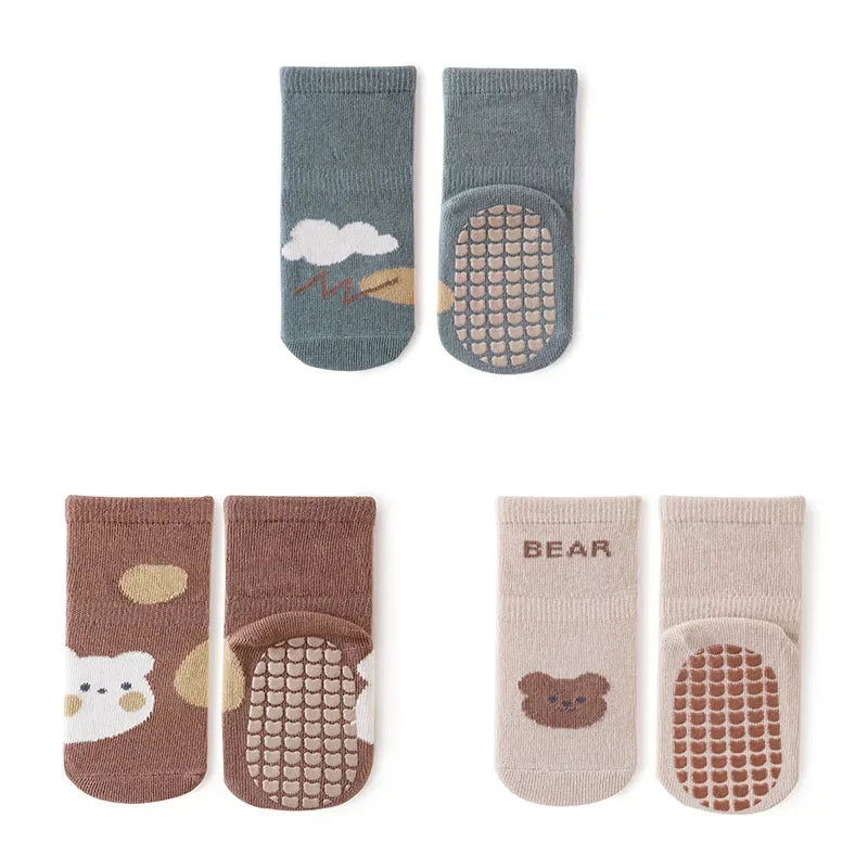 Chaussettes Coordonnantes Antidérapantes pour Bébé