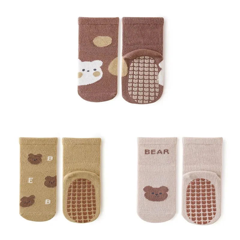 Chaussettes Coordonnantes Antidérapantes pour Bébé