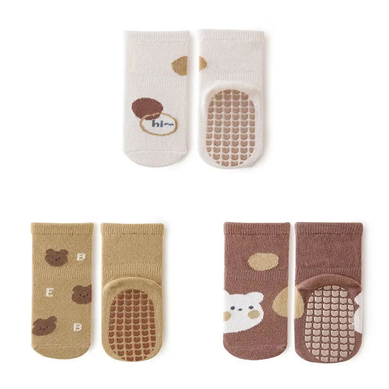 Chaussettes Coordonnantes Antidérapantes pour Bébé