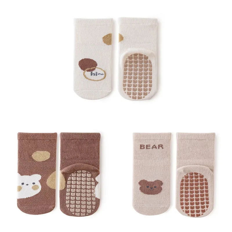 Chaussettes Coordonnantes Antidérapantes pour Bébé