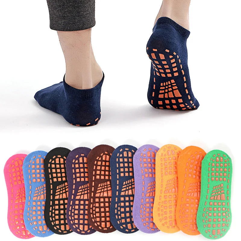 Chaussettes Courtes Antidérapantes Pack 5