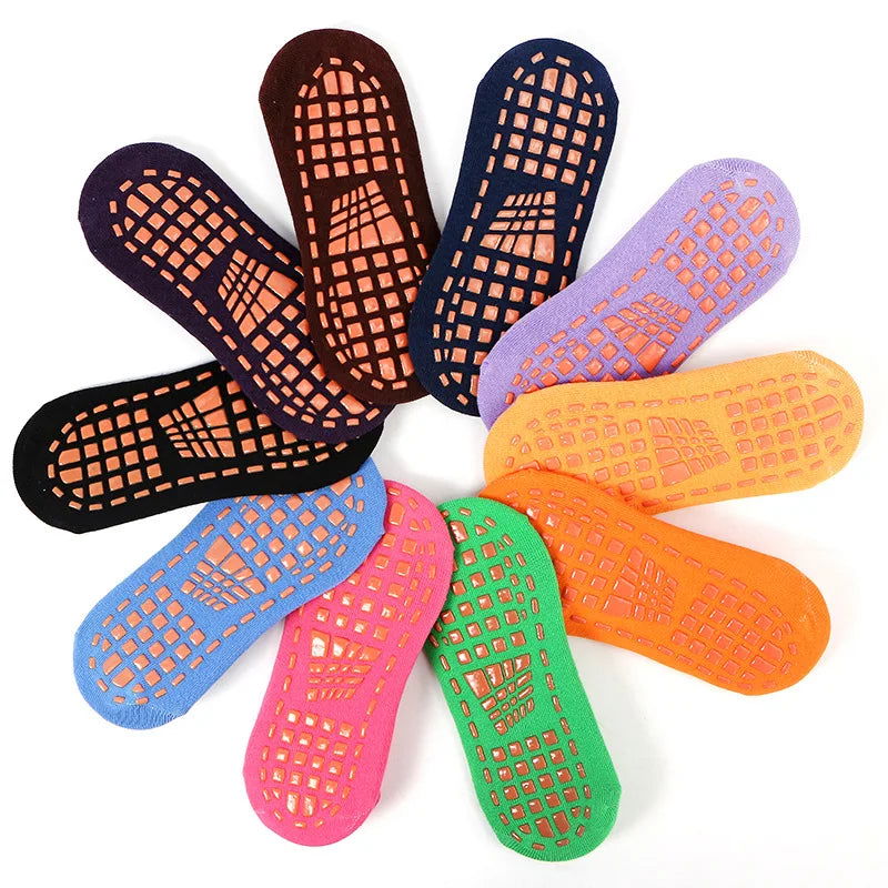 Chaussettes Courtes Antidérapantes Pack 5