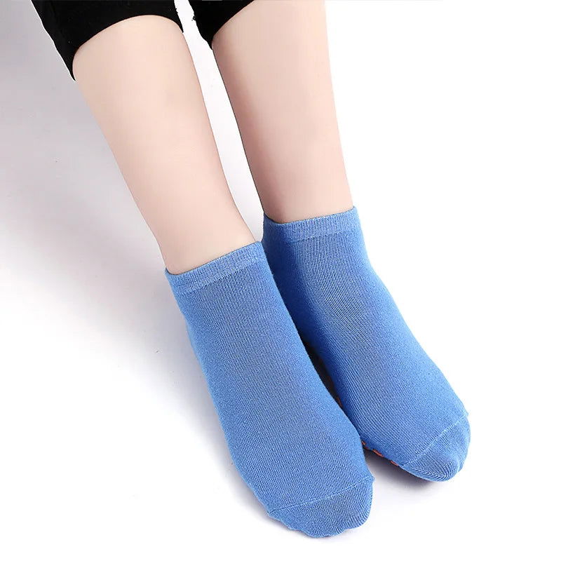 Chaussettes Courtes Antidérapantes Pack 5