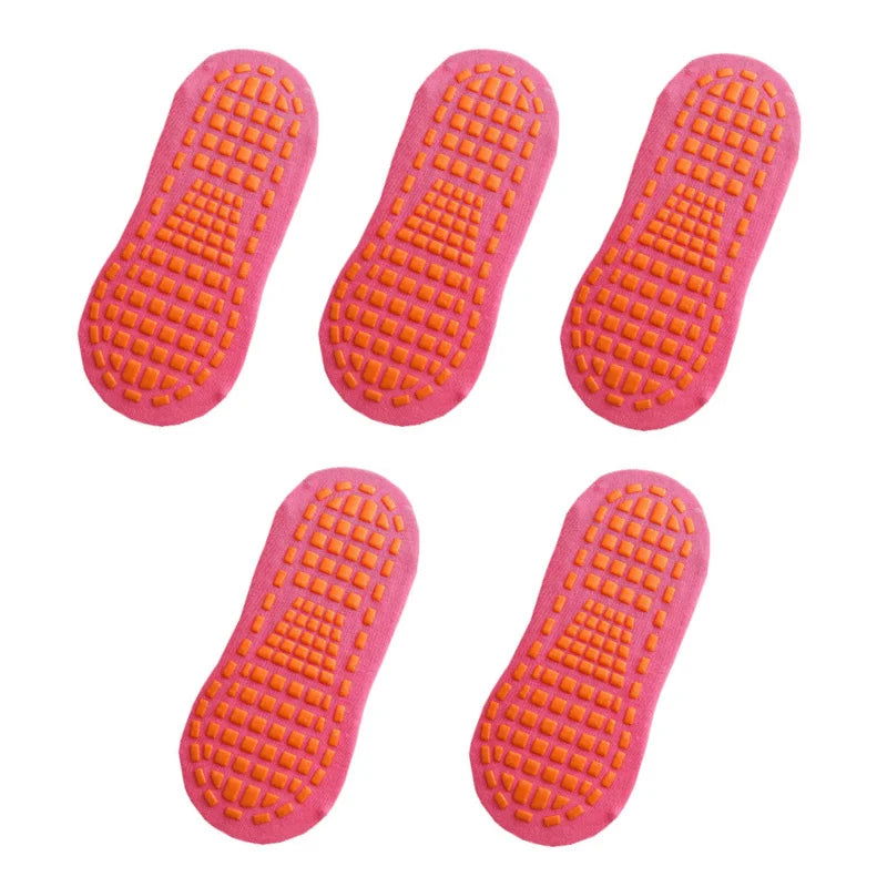 Chaussettes Courtes Antidérapantes Pack 5