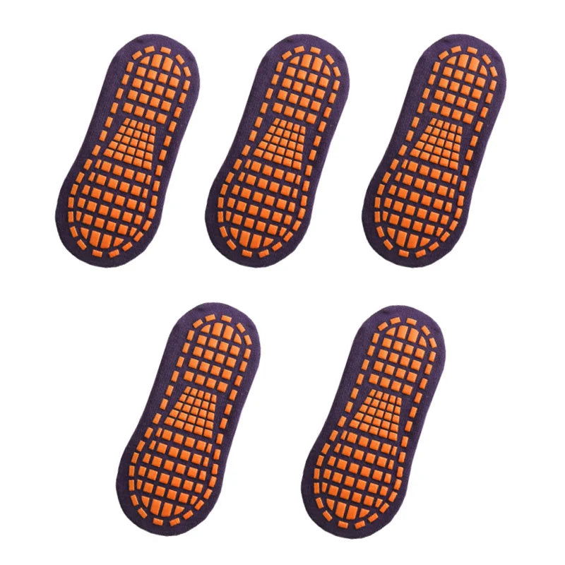 Chaussettes Courtes Antidérapantes Pack 5