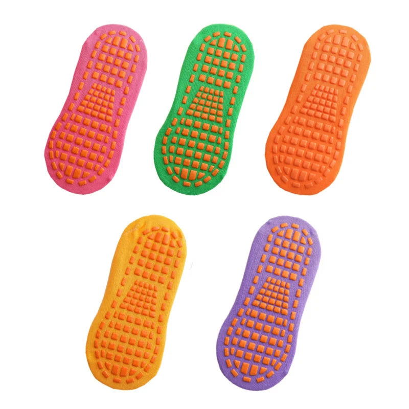 Chaussettes Courtes Antidérapantes Pack 5