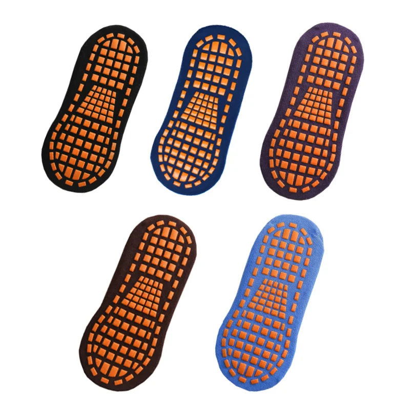 Chaussettes Courtes Antidérapantes Pack 5