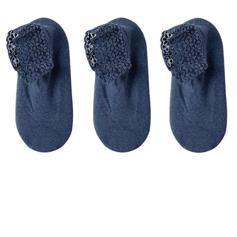 Chaussettes Décontractées en Dentelle Pack 3