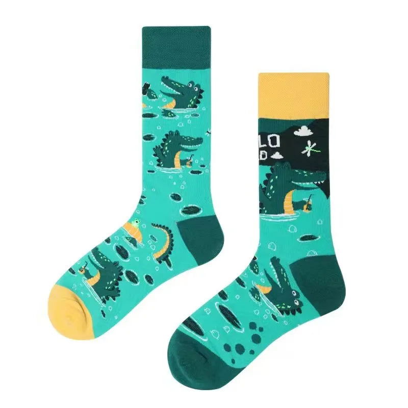 Chaussettes Dépareillées Asymétriques