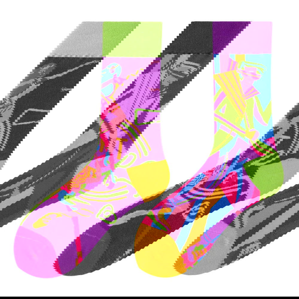 Chaussettes Dépareillées Asymétriques