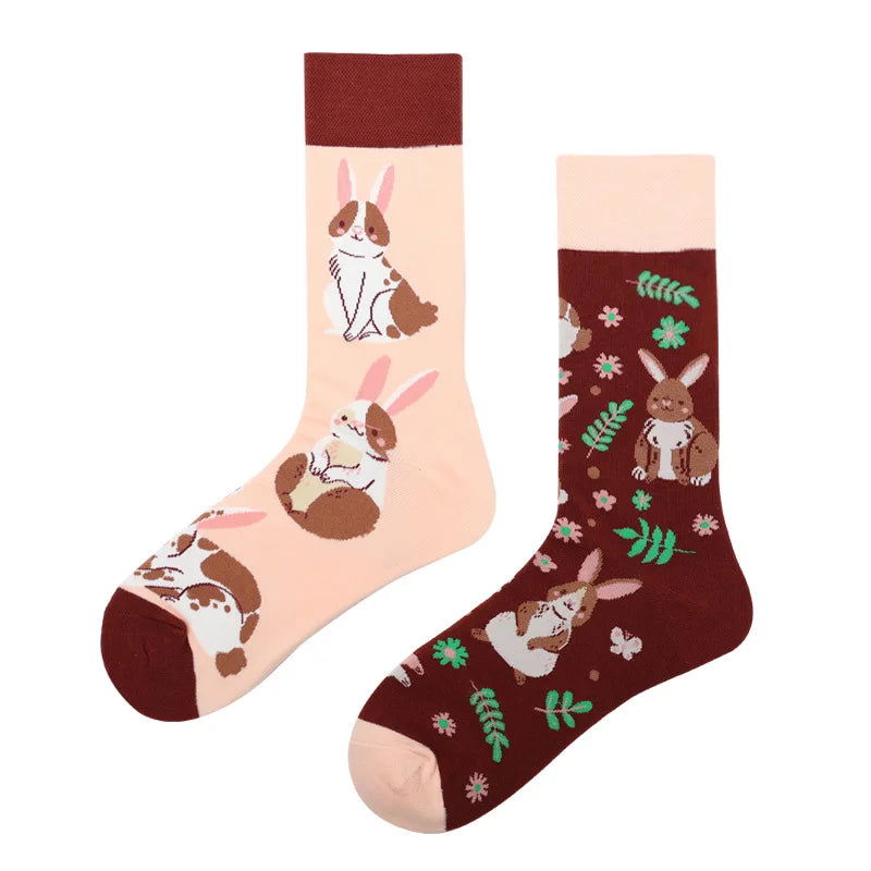 Chaussettes Dépareillées Asymétriques
