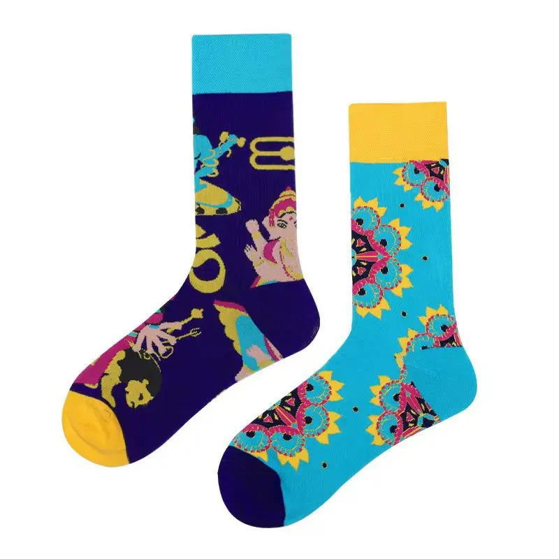 Chaussettes Dépareillées Asymétriques