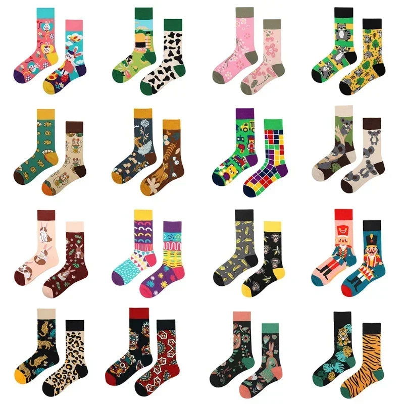 Chaussettes Dépareillées en Coton