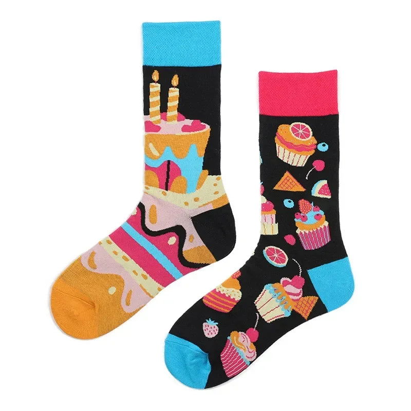 Chaussettes Dépareillées en Coton